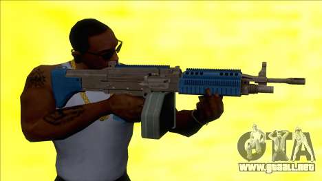 GTA V Combat MG LSPD Big Mag para GTA San Andreas