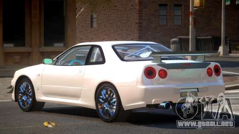 2003 Nissan Skyline R34 GT-R para GTA 4
