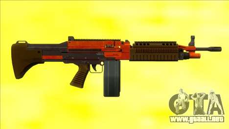 GTA V Combat MG Orange Big Mag para GTA San Andreas