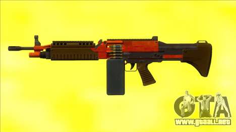 GTA V Combat MG Orange Big Mag para GTA San Andreas