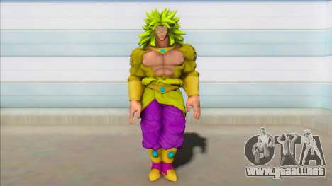 Broly Lssj4 green DBZ form xv2 para GTA San Andreas