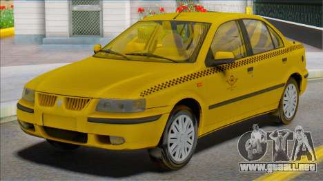 Samand Taxi Car para GTA San Andreas