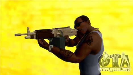 GTA V Combat MG Army Grip Big Mag para GTA San Andreas