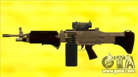 GTA V Combat MG Army All Attachments Big Mag para GTA San Andreas