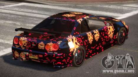 Nissan Skyline R34 GS PJ4 para GTA 4