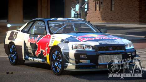 2003 Nissan Skyline R34 GT-R PJ6 para GTA 4