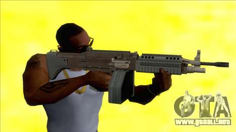 GTA V Combat MG  Black Big Mag para GTA San Andreas