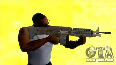 GTA V Combat MG Black Small Mag para GTA San Andreas