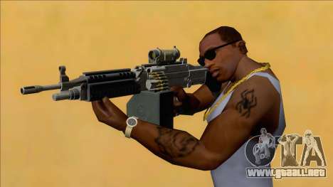 Combat MG Platinum Scope Big Mag para GTA San Andreas