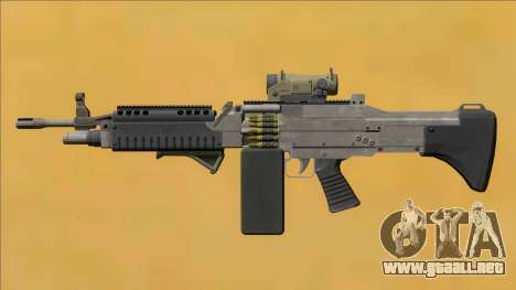 Combat MG Platinum All Attachments Big Mag para GTA San Andreas