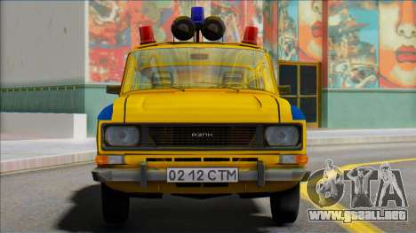 ASLK Moscú 2140 Policía Soviética 1982 para GTA San Andreas