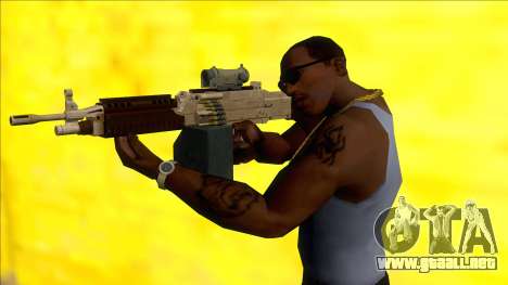 GTA V Combat MG Army Scope Big Mag para GTA San Andreas