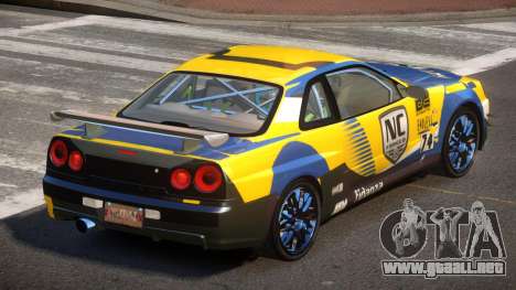 2003 Nissan Skyline R34 GT-R PJ9 para GTA 4