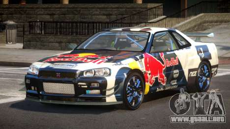 2003 Nissan Skyline R34 GT-R PJ6 para GTA 4