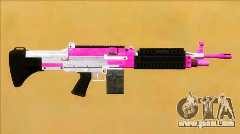 GTA V Combat MG Pink Small Mag para GTA San Andreas