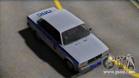 Vaz 2105 PPP Police 2001 para GTA San Andreas