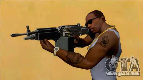 Combat MG Platinum Grip Big Mag para GTA San Andreas