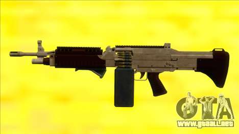 GTA V Combat MG Army Grip Big Mag para GTA San Andreas