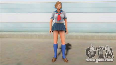 Tekken Azuka Kazama Summer School Uniform V2 para GTA San Andreas