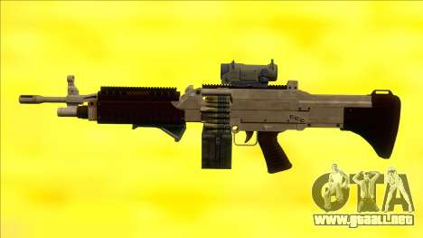 GTA V Combat MG Army All Attachments Small Mag para GTA San Andreas