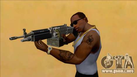 Combat MG Platinum Small Mag para GTA San Andreas