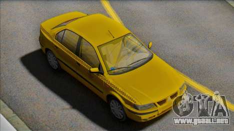 Samand Taxi Car para GTA San Andreas