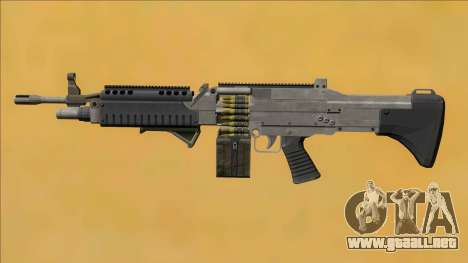 Combat MG Platinum Grip Small Mag para GTA San Andreas