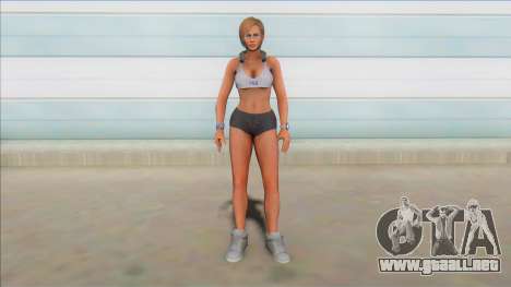 DOA Lisa Hamilton Sport Gym Im a Fighter V2 para GTA San Andreas