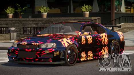 Nissan Skyline R34 GS PJ4 para GTA 4