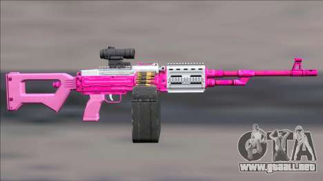 GTA V Shrewsbury MG Pink Scope (Extended clip) para GTA San Andreas