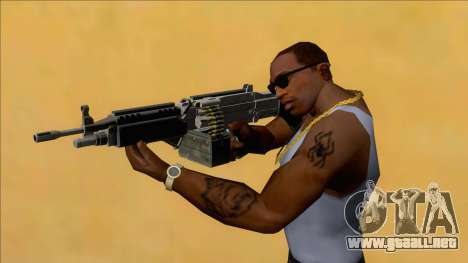 Combat MG Platinum Grip Small Mag para GTA San Andreas