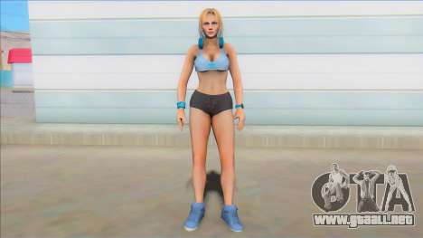 DOA Tina Armstrong Sport Gym Im a Fighter V2 para GTA San Andreas