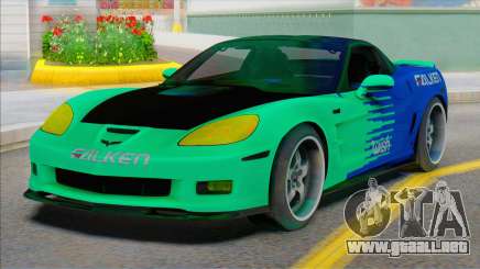 Chevrolet Corvette C6 FALKEN para GTA San Andreas