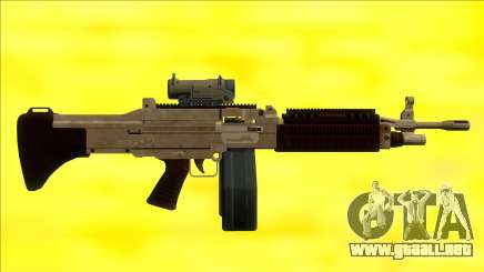 GTA V Combat MG Army Scope Big Mag para GTA San Andreas