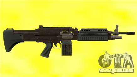 GTA V Combat MG Black Small Mag para GTA San Andreas