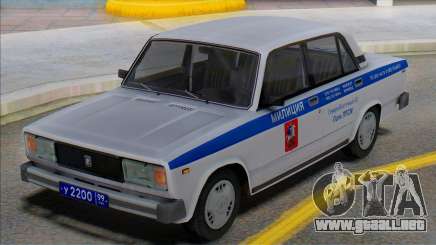 Vaz 2105 PPP Police 2001 para GTA San Andreas