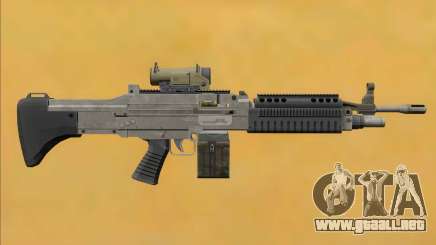 Combat MG Platinum Scope Small Mag para GTA San Andreas