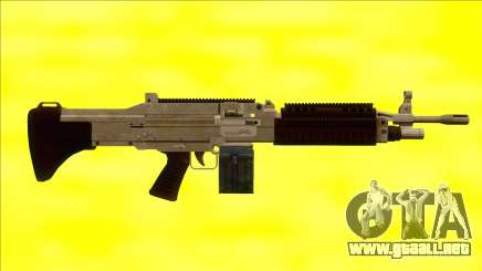 GTA V Combat MG Army Small Mag para GTA San Andreas