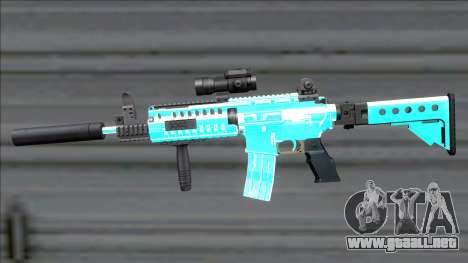 Weapons Pack Blue Evolution (m4) para GTA San Andreas