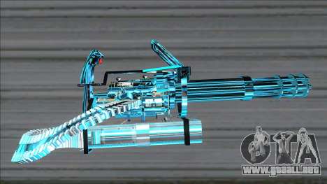 Weapons Pack Blue Evolution (minigun) para GTA San Andreas
