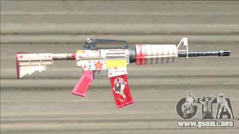 M4A1 Assault Rifle Skin 4 para GTA San Andreas