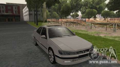 PEUGEOT 406 No Plates para GTA San Andreas