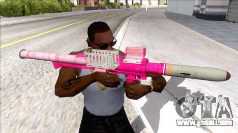 Hawk & Little Homing Launcher Pink para GTA San Andreas