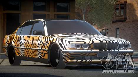 1999 BMW 760Li E38 Drift PJ10 para GTA 4