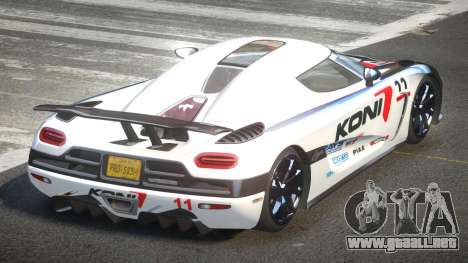 Koenigsegg Agera Racing L1 para GTA 4