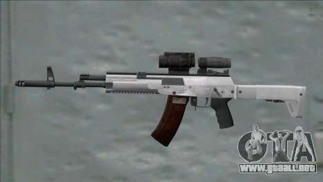 AK-12 White With Scope para GTA San Andreas