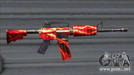 M4A1 Assault Rifle Skin 6 para GTA San Andreas