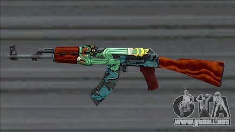 CSGO AK-47 Fire Serpent para GTA San Andreas