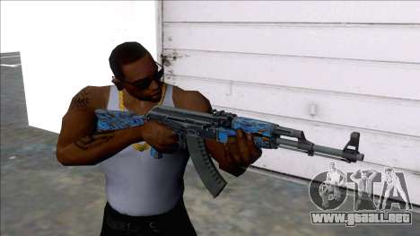 CSGO AK-47 Blue Laminate para GTA San Andreas