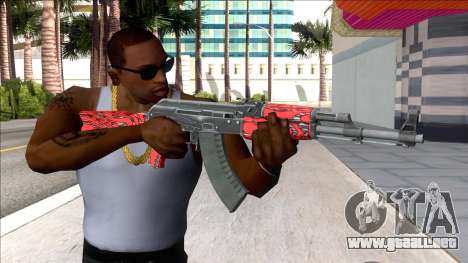 CSGO AK-47 Red Laminate V2 para GTA San Andreas